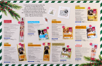 Dein Bestes Merry Christmas Adventskalender 2026 fuer Hunde, 24 Leckerli-Ueberraschungen, Dein Bestes Адвент-календарь 2026 для собак с лакомствами, 24 сюрприза