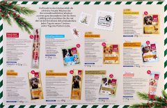 Dein Bestes Merry Christmas Adventskalender 2026 fuer Hunde, 24 Leckerli-Ueberraschungen, Dein Bestes Адвент-календарь 2026 для собак с лакомствами, 24 сюрприза