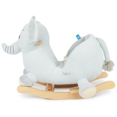 bieco Schaukelpferd Plusch Elefant Schaukeltier 60 cm Baby Wippe Holz Spielzeug ab 9M Schaukeltiere Лошадка-качалка