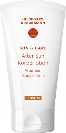 Hildegard Braukmann SUN & CARE SENSITIV After Sun Koerperlotion, 150 ml, Hildegard Braukmann восстанавливающий лосьон после загара для тела для всех типов кожи, для женщин и мужчин, 150 мл