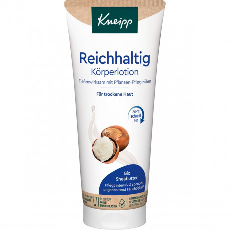 Kneipp Koerperlotion Reichhaltig, 200 ml, Kneipp питательный лосьон для тела, 200 мл