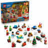 LEGO City Adventskalender 2026 60510, LEGO City адвент-календарь 2026 с Сантой, эльфами, транспортом и мастерской, 252 детали, от 5 лет