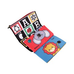 frler frler Stoffbuch mit Spiegel Baby Fuhlbuch Knisterbuch Lernspielzeug Babybucher fur Kinder Тканевая книга frler с зеркалом