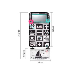 frler frler Stoffbuch mit Spiegel Baby Fuhlbuch Knisterbuch Lernspielzeug Babybucher fur Kinder Тканевая книга frler с зеркалом