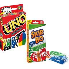 Mattel Bundle Kartenspiele: Uno + Skip-Bo Набор карточных игр: Уно + Скип-Бо