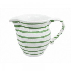 Gmundner Keramik Gmundner Keramik Grungeflammt Milchgiesser glatt 0,5 L / h: 10,8 cm Керамический молочник Gmundner с зеленым пламенем, гладкий, 0,5 л / высота: 10,8 см