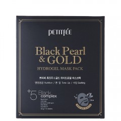 Petitfee Black Pearl &amp; Gold Hydrogel Mask  Гидрогелевая маска с черным жемчугом и золотом