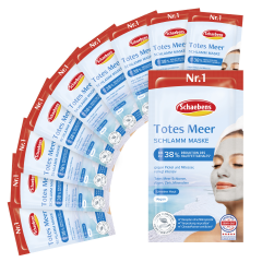 Schaebens Totes Meer Maske 10er Beutel 10 x 15 ml, Очищающая маска с грязью Мёртвого моря, набор 10 × 15 мл