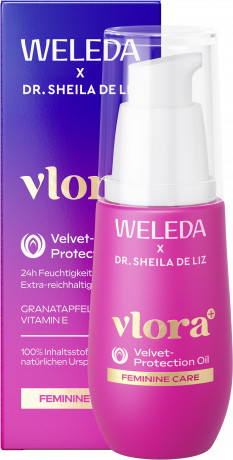 WELEDA Velvet Protection Oil, 30 ml, Масло Velvet Protection для наружного интимного ухода при сухости и стянутости, 30 мл
