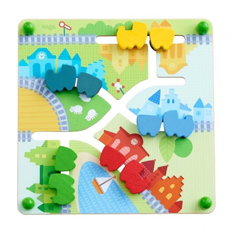 Haba Motorikbrett Zug Тренажер с доской для моторики