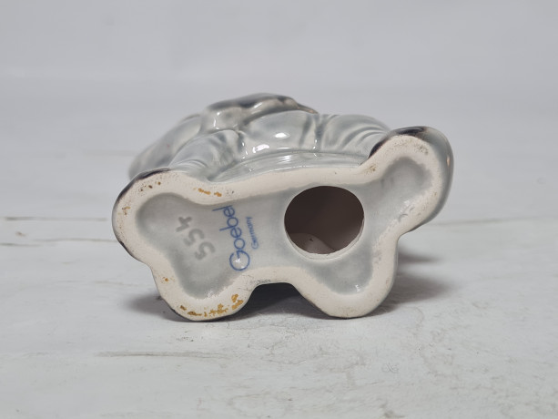 Фигурка винтажная Goebel "Серый слоненок", фарфор, 9 см, Германия, 1970-80гг.