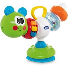 CHICCO Hochstuhlspielzeug Phill die Raupe Игрушка гусеница Филла на стульчике для кормления