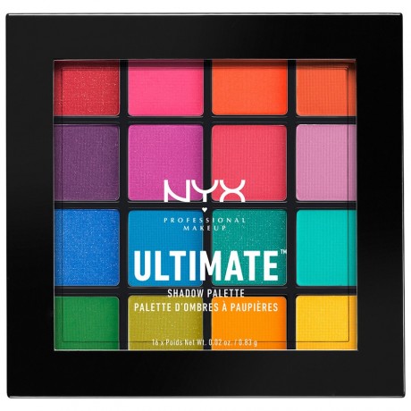 NYX (НИКС) Professional Makeup Ultimate Shadow Palette Brights Lidschattenpalette Lidschatten, 100 g