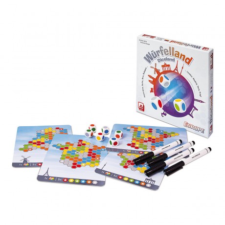Nurnberger Spielkarten Wurfelland (Spiel) Страна игральных костей (игра)