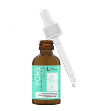 Catrice Serum Pore Blemish Control, Катрис Очищающая Сыворотка для лица с BHA, AHA и пребиотиками, 30 мл