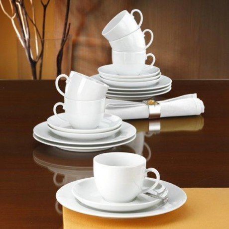 Seltmann Weiden Seltmann Weiden Rondo / Liane Weiss Kaffee-Set 18-tlg. Seltmann Weiden Rondo / Liane Weiss Кофейный сервиз 18 предм.