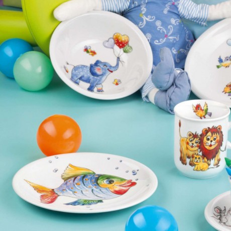 Seltmann Weiden Seltmann Weiden Compact Kindersets Kindersatz Bunte Tierwelt 3-tlg. Seltmann Weiden Компактные детские наборы Детский набор Красочный животный мир 3 предм.