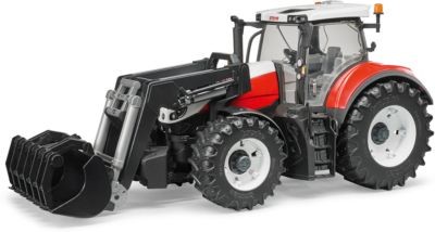 Bruder BRUDER 03181 Trak 42cm Steyr 6300 Terrus mit Frontlader BRUDER 03181 Trak 42cm Steyr 6300 Terrus с фронтальным погрузчиком