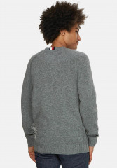 Tommy Hilfiger C-NECK Jumper grau C-ШЕЯ Джемперы Серый