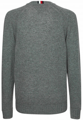 Tommy Hilfiger C-NECK Jumper grau C-ШЕЯ Джемперы Серый