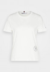 Tommy Hilfiger Basic T-shirt ecru Базовая футболка экрю