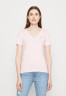 Tommy Hilfiger SLIM CODY NECK Print T-shirt pastel pink SLIM CODY NECK Футболка с принтом пастельно-рзовый