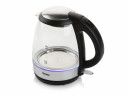 Domo Wasserkocher, 1.2 l, 2200 W, Glas LED Beleuchtung 360° Edelstahlsockel, leise elektrisch ohne Kabel  Чайник Domo, 1,2 л, 2200 Вт, стеклянное светодиодное освещение, основание из нержавеющей стали на 360°, бесшумный электрический без кабеля
