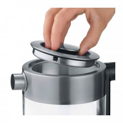 Graef Graef Wasserkocher Graef WK300 Wasserkocher schnurlos Edelstahl, 1.00 l, 2000 W  Чайник Graef Чайник Graef WK300 беспроводной, нержавеющая сталь, 1,00 л, 2000 Вт