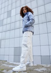 Nike Sportswear W AF1 SCULPT Sneaker high summit white/silver/coconut milk/wolf grey W AF1 SCULPT Высокие кроссовки женские вершина белый/серебристый/кокосовое молоко/волчий серый