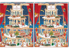 Niederegger Adventskalender Pyramide 300g х 2stk, Адвент-календарь 2025 &quot;Пирамида&quot;, 24 сладких сюрприза, 40см х 30см, 300 грамм x 2 шт