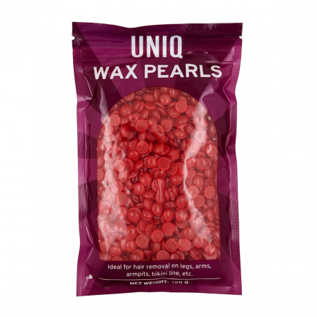 UNIQ Wax Pearls 100g Strawberry Восковые жемчужины 100г