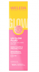 WELEDA UV Glow Fluid LSF 30, Солнцезащитный флюид SPF 30, маслом моринги и пигментами, придающими сияние 30мл