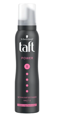 taft Schaumfestiger POWER, Cashmere-artige Geschmeidigkeit, Тафт Мусс для укладки волос, 150 мл
