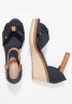 Tommy Hilfiger ICONIC ELBA  Platform sandals dark blue ICONIC ELBA Сандалии на платформе темно-синий