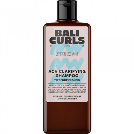Bali Curls ACV Clarifying Shampoo 200ml, Шампунь глубокого очищения с яблочным уксусом, от остатков стайлинга и жирности, Scalposine, 200 мл
