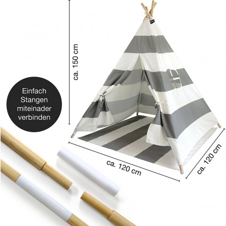 P:OS Hej Loenne Tipi Zelt fur Kinder Hej Loenne типи палатка для детей