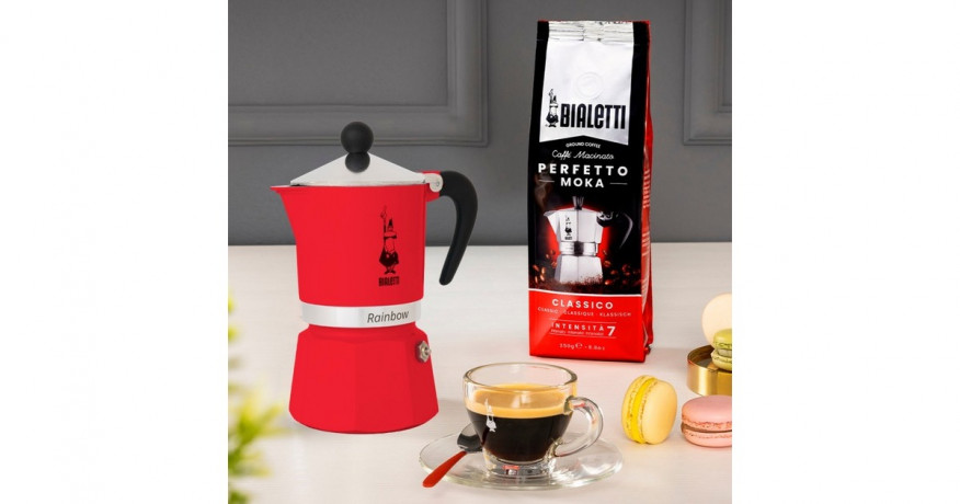 Bialetti Bialetti Rainbow, Espressomaschine rot, 6 Tassen  rot Bialetti Rainbow, кофемашина для эспрессо, красная, 6 чашек