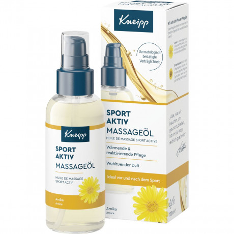 Kneipp Sport Aktiv Massageoel, 100 ml, Kneipp массажное масло «Спорт Актив», 100 мл
