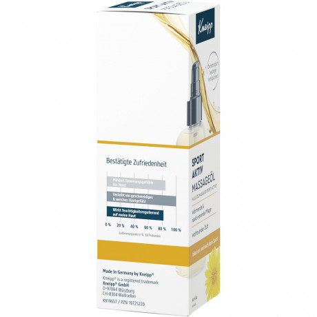Kneipp Sport Aktiv Massageoel, 100 ml, Kneipp массажное масло «Спорт Актив», 100 мл