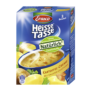 Erasco Горячая Кружка 3х150 мл Картофельный Крем