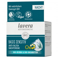 lavera Basis Sensitive Anti-Falten Nachtcreme Q10 Basis Sensitive Ночной крем против морщин Q10