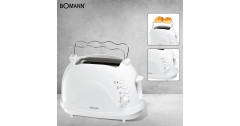 Bomann Bomann Toaster TA 246 CB weiss, 700 Watt, fur 2 Scheiben Toast weiss Тостер Bomann TA 246 CB белый, 700 Вт, на 2 ломтика тостов