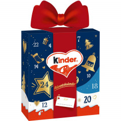 kinder Mix Geschenk Adventskalender 2026, Адвент-календарь 2026 kinder Mix в форме подарка, 24 сладости, 214 г