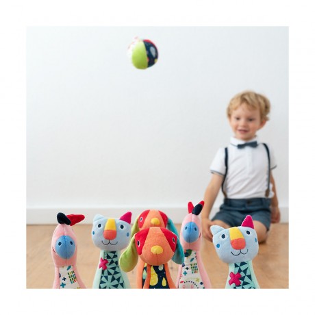 Fehn Kegelspiel COLOR Friends Кегли ЦВЕТ Друзья