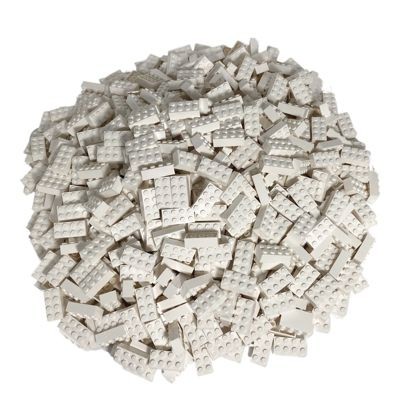 LEGO LEGO 2x4 Steine Weiss - 100 Stuck - White bricks 3001 LEGO 2x4 кирпичи белые - 100 штук - Белые кирпичи 3001
