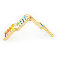 Woodwork for Kids 9 in 1 wandelbares Kletterdreieck mit Rutsch- und Kletterbrett nach Pikler Art Трансформируемый треугольник для скалолазания 9 в 1 с горкой и доской для скалолазания в стиле Пиклер