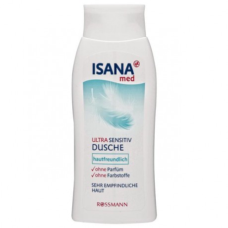 ISANA med ultra sensitiv Duschgel Гель для душа ультрачувствительный для очень чувствительной кожи 250 г