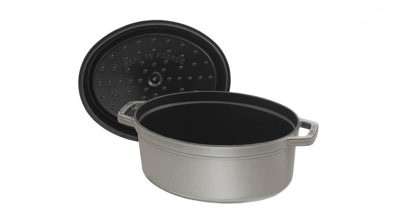 Staub Staub Br\u00e4ter Cocotte 33cm oval STAUB grau Staub Br>4ter Кокотка 33см овал DUST
