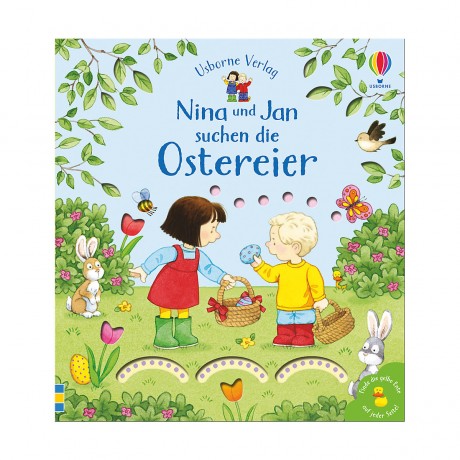 Usborne Verlag Nina und Jan suchen die Ostereier Нина и Ян ищут пасхальные яйца