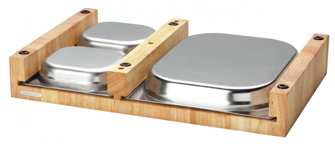 Continenta Continenta Multifunktionsbrett mit 3 Schubladen natur Многофункциональная тумба Continenta с 3 ящиками.